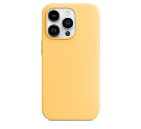 iPhone 14 Pro Silicone Case s MagSafe - Sunglow design (žltý)