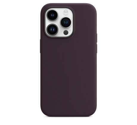 iPhone 14 Pro Max Silicone Case s MagSafe - Elderberry design (fialový)