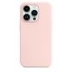 iPhone 14 Pro Max Silicone Case s MagSafe - Chalk Pink design (ružový)