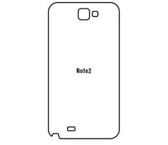 Hydrogel - zadná ochranná fólia - Samsung Galaxy Note 2