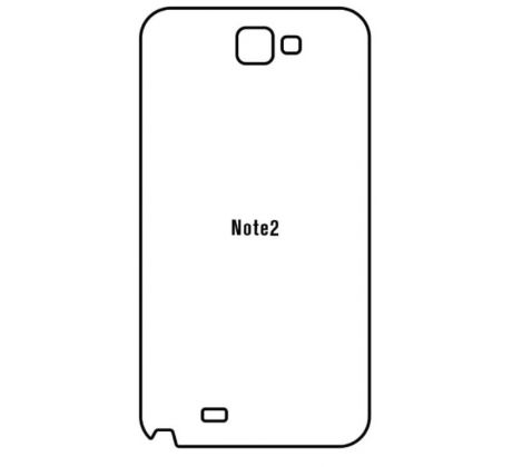Hydrogel - zadná ochranná fólia - Samsung Galaxy Note 2
