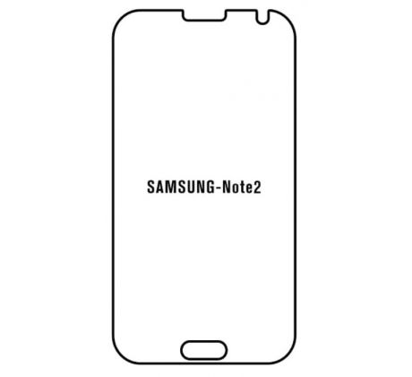 Hydrogel - matná ochranná fólia - Samsung Galaxy Note 2