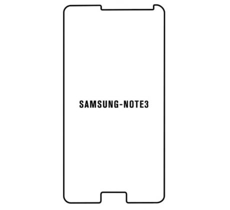 Hydrogel - matná ochranná fólia - Samsung Galaxy Note 3