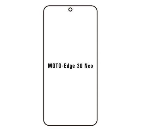 Hydrogel - matná ochranná fólia - Motorola Edge 30 Neo