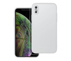 Roar Matte Glass Case  -  iPhone XS (stříbrný)