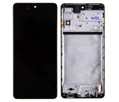 Displej + dotykové sklo pre Samsung Galaxy M51 M515 Black (Service Pack)