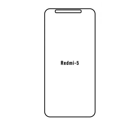Hydrogel - ochranná fólia - Xiaomi Redmi 5 (case friendly)