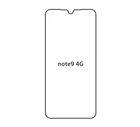 Hydrogel - ochranná fólia - Xiaomi Redmi Note 9 4G (case friendly)