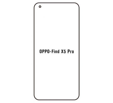 Hydrogel - ochranná fólia - OPPO Find X5 Pro (case friendly)