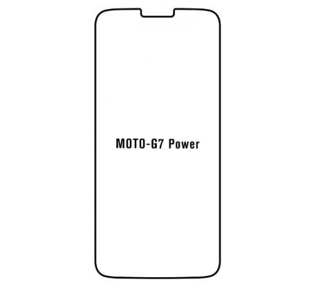 Hydrogel - ochranná fólia - Motorola Moto G7 Power (case friendly)