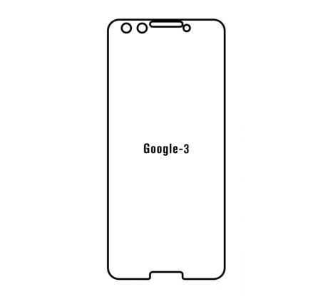 Hydrogel - ochranná fólia - Google Pixel 3 (case friendly)