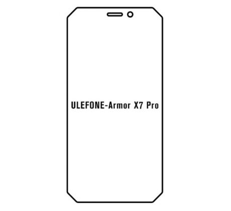 Hydrogel - ochranná fólia - Ulefone Armor X7/X7 Pro (case friendly)