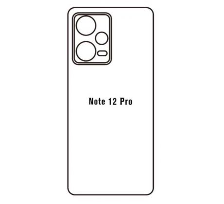 Hydrogel - matná zadná ochranná fólia - Xiaomi Redmi Note 12 Pro 5G