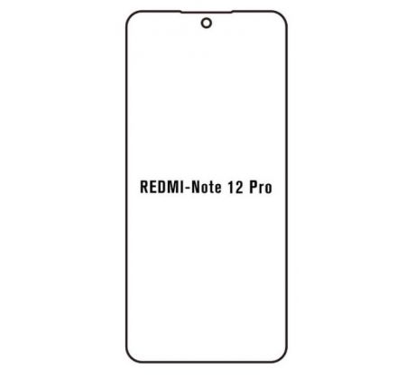 Hydrogel - Privacy Anti-Spy ochranná fólia - Xiaomi Redmi Note 12 Pro 5G