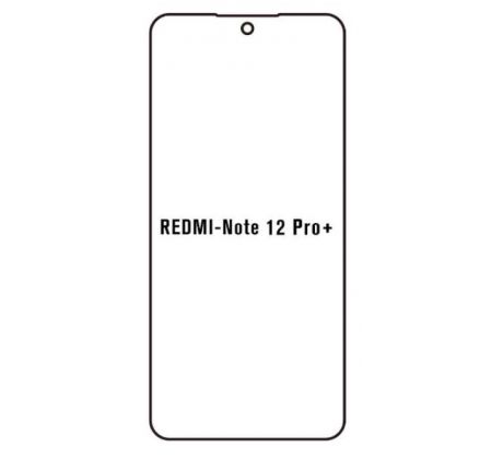 Hydrogel - Privacy Anti-Spy ochranná fólia - Xiaomi Redmi Note 12 Pro+