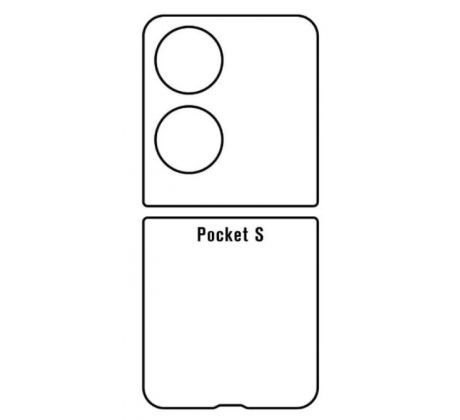 Hydrogel - matná zadná ochranná fólia - Huawei Pocket S