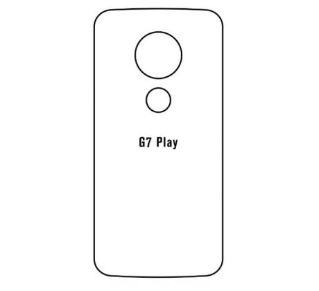 Hydrogel - matná zadná ochranná fólia - Motorola Moto G7 Play