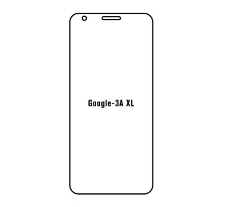 Hydrogel - ochranná fólia - Google Pixel 3a XL (case friendly)  