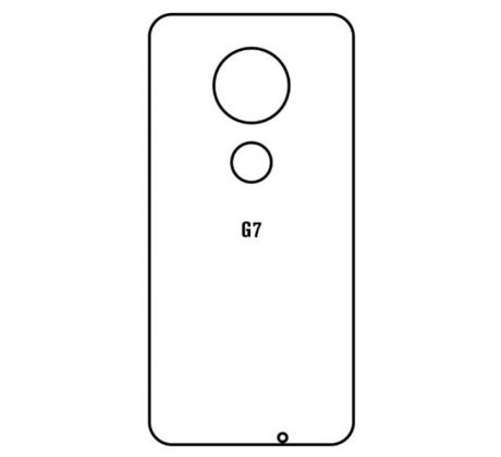 Hydrogel - zadná ochranná fólia - Motorola Moto G7