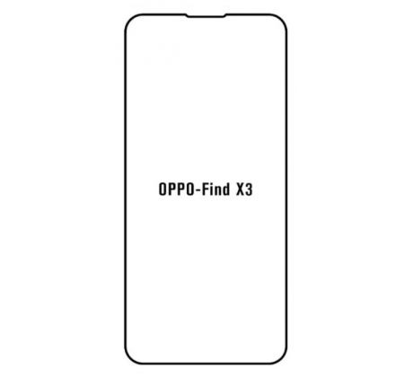Hydrogel - ochranná fólia - OPPO Find X3 5G (case friendly) 