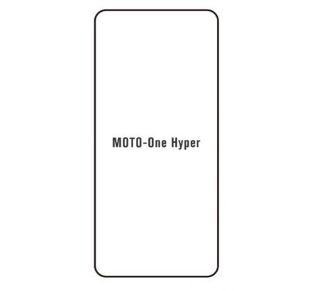 Hydrogel - matná ochranná fólia - Motorola One Hyper 