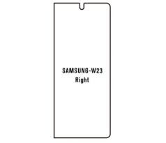 Hydrogel - ochranná fólia - Samsung Galaxy W23 (pravá)