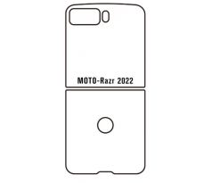 Hydrogel - matná zadná ochranná fólia - Motorola Razr 2022