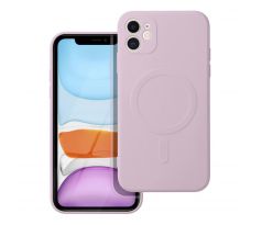 Silicone Mag Cover   iPhone 11 ružový