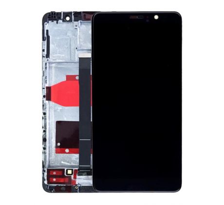 LCD displej + dotyková plocha pre Huawei Mate 9 čierny s rámom
