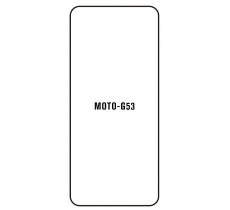 Hydrogel - ochranná fólia - Motorola Moto G53 