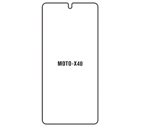 Hydrogel - ochranná fólia - Motorola Moto X40 (case friendly)  