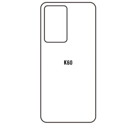 Hydrogel - matná zadná ochranná fólia - Xiaomi Redmi K60