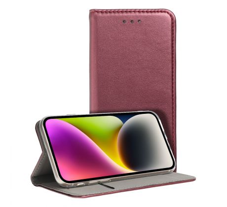 Smart Magneto book   Samsung Galaxy A12 / M12 burgundy