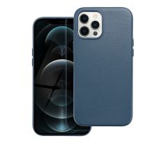 Kožený kryt - Mag Cover  iPhone 12 Pro Max indigo modrý