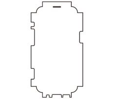 Hydrogel - ochranná fólia - iPhone 14, typ výrezu 3