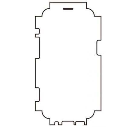 Hydrogel - ochranná fólia - iPhone 14, typ výrezu 3