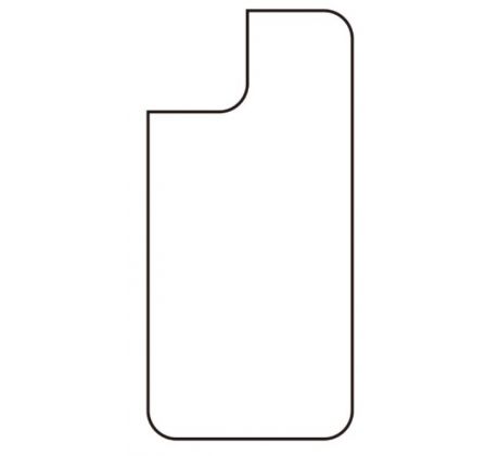Hydrogel - zadná ochranná fólia - iPhone 14, typ výrezu 4