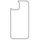 Hydrogel - matná zadná ochranná fólia - iPhone 14, typ výrezu 5