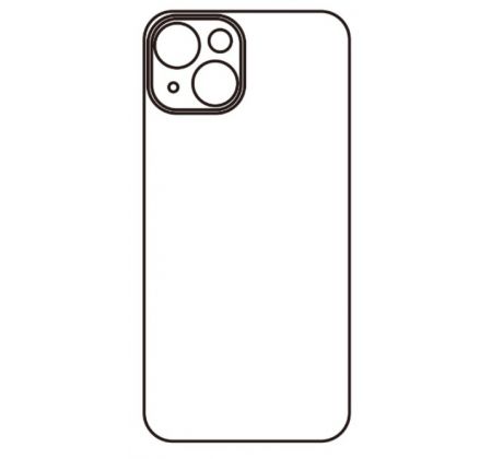 Hydrogel - zadná ochranná fólia - iPhone 14, typ výrezu 6