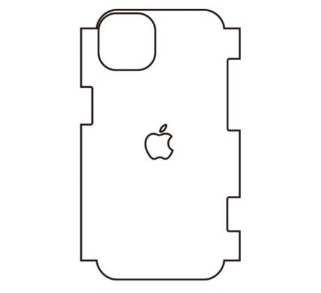 Hydrogel - zadná ochranná fólia - iPhone 14, typ výrezu 10