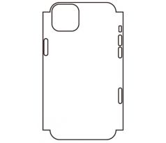 Hydrogel - zadná ochranná fólia - iPhone 14 Plus, typ výrezu 5
