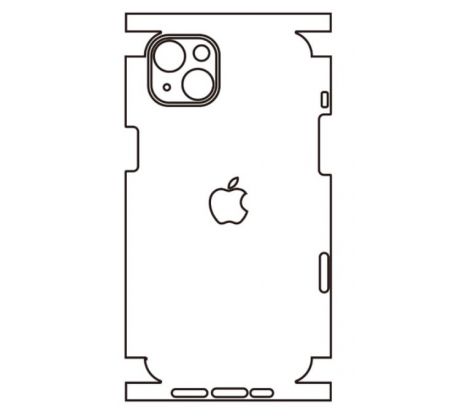 Hydrogel - zadná ochranná fólia - iPhone 14 Plus, typ výrezu 7