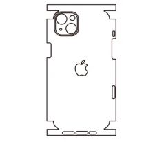 Hydrogel - zadná matná ochranná fólia - iPhone 14 Plus, typ výrezu 7