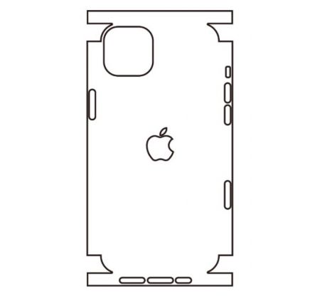 Hydrogel - zadná ochranná fólia - iPhone 14 Plus, typ výrezu 8