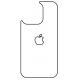 Hydrogel - matná zadná ochranná fólia - iPhone 14 Pro, typ výrezu 6