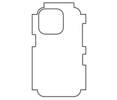 Hydrogel - zadná ochranná fólia - iPhone 14 Pro, typ výrezu 7