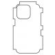 Hydrogel - matná zadná ochranná fólia - iPhone 14 Pro, typ výrezu 7