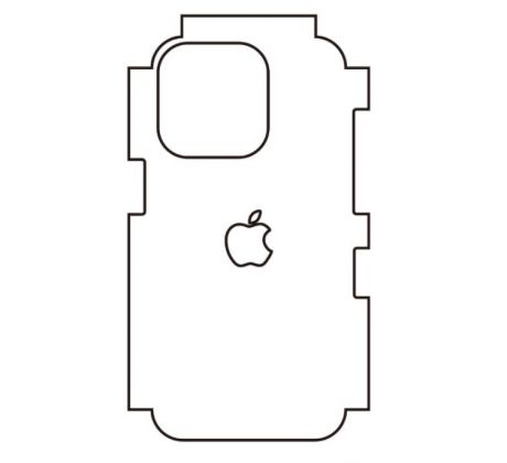 Hydrogel - zadná ochranná fólia - iPhone 14 Pro, typ výrezu 10