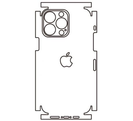 Hydrogel - zadná ochranná fólia - iPhone 14 Pro Max, typ výrezu 9