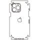 Hydrogel - matná zadná ochranná fólia - iPhone 14 Pro Max, typ výrezu 9